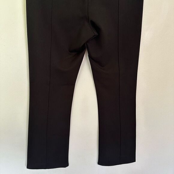 Tory Burch Sport Women’s Black Subtle Kick Flare Stretch Knit Mid Rise Cropped L - Picture 11 of 11